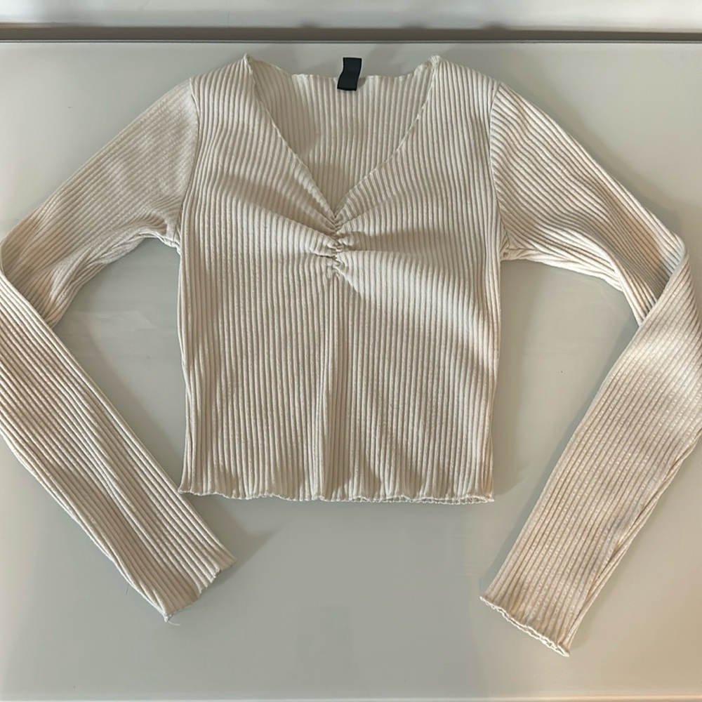 Windsor white long sleeve top